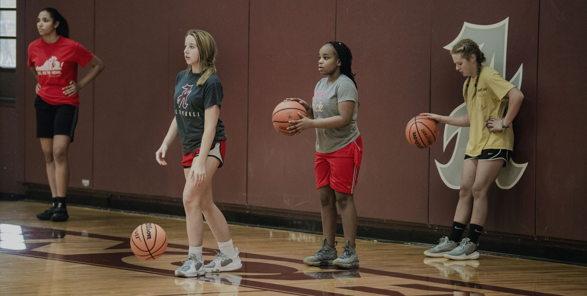 Lady Lancers basketball. 11.JPG